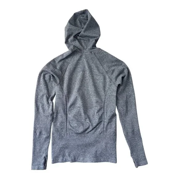 Athleta Tracker Long Sleeve Pullover Grey Hoodie Long Sleeve Small - Picture 5 of 6